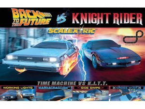 Scalextric Back to the Future vs Knight Rider 1980 Set 1:32