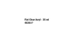 ITALERI Flat Clear Acryl 35 ml
