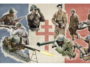 ITALERI 1:72 French Infantry (WW II)