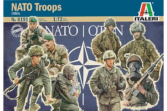 ITALERI 1:72 NATO Troops - contains 48 figures