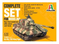 ITALERI 1:72 Complete modeling set Kfz. 182 King Tiger