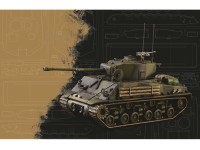 ITALERI 1:56 M4A3E8 Sherman "Fury"