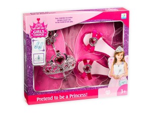 Choreyee Toys Udklædningssæt Fe/Prinsesse, pink