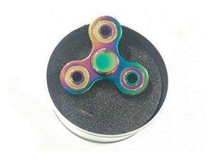 Spinners metal rund flerefarvet 