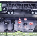 Crazon Lastbil R/C m/hænger & skilte 1:16 2,4GHz grøn