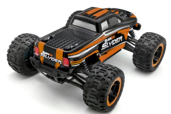 BLACKZON Slyder MT 1/16 4WD Electric Monster Truck - Orange