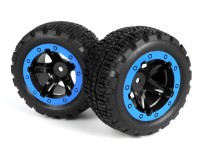 BLACKZON Slyder ST Wheels/Tires Assembled (Black/Blue)