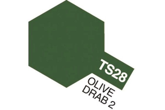 TAMIYA TS-28 Olive Drab 2 (Flat)