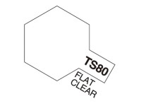 TAMIYA TS-80 Flat Clear (Flat)