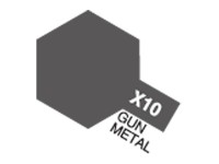 TAMIYA Acrylic Mini X-10 Gun Metal (Gloss)