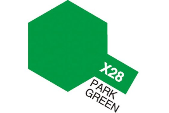TAMIYA Acrylic Mini X-28 Park Green (Gloss)