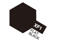TAMIYA Acrylic Mini XF-1 Flat Black (Flat)