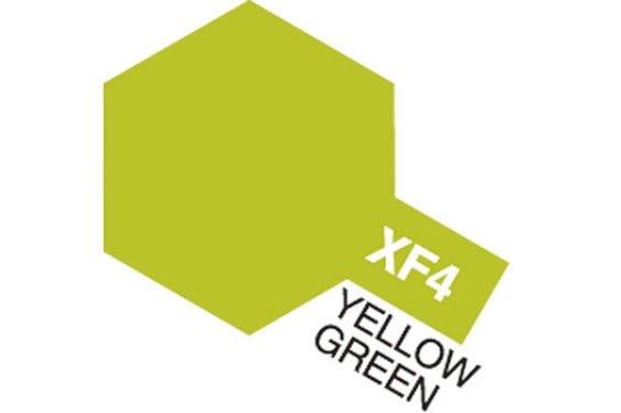TAMIYA Acrylic Mini XF-4 Yellow Green (Flat)