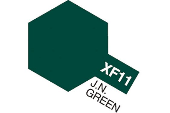 TAMIYA Acrylic Mini XF-11 J. N. Green (Flat)