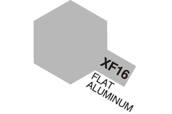 TAMIYA Acrylic Mini XF-16 Flat Aluminum (Flat)