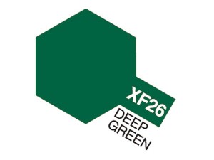 TAMIYA Acrylic Mini XF-26 Deep Green (Flat)