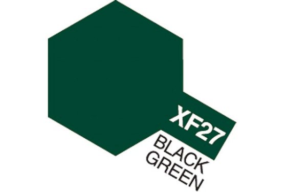 TAMIYA Acrylic Mini XF-27 Black Green (Flat)