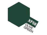 TAMIYA Acrylic Mini XF-58 Olive Green (Flat)
