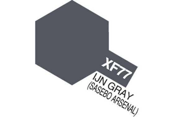 TAMIYA Acrylic Mini XF-77 IJN Gray Sasebo (Flat)