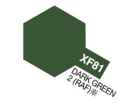 TAMIYA Acrylic Mini XF-81 Dark Green 2 RAF  (Semi Gloss)