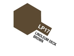 TAMIYA Tamiya Lacquer Paint LP-17 Linoleum Deck Brown 
