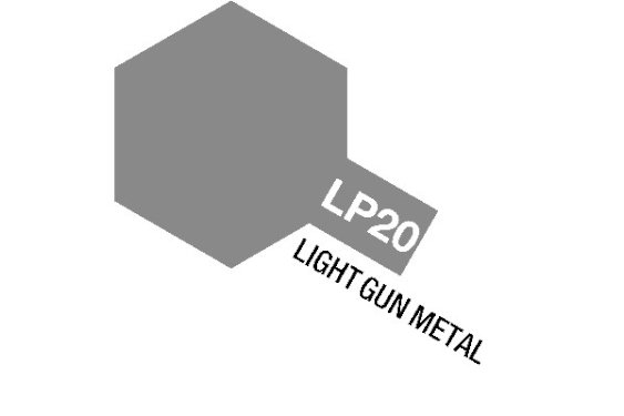 TAMIYA Tamiya Lacquer Paint LP-20 Light Gun Metal (Gloss)
