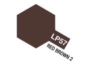 TAMIYA Tamiya Lacquer Paint LP-57 Red Brown 2 (Flat)