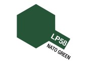 TAMIYA Tamiya Lacquer Paint LP-58 Nato Green (Flat)