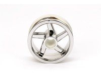 TAMIYA T3-01 Front Wheel (Chrome Plated)
