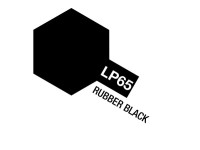 TAMIYA Tamiya Lacquer Paint LP-65 Rubber Black (Flat)