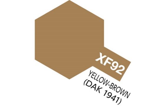 TAMIYA Acrylic Mini XF-92 Yellow-Brown DAK 1941