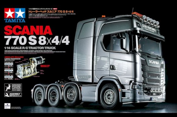 TAMIYA 1/14 R/C Scania 770 S 8x4/4