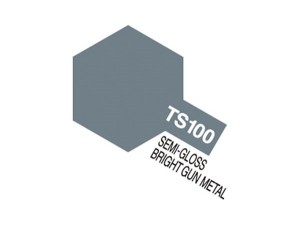 TAMIYA TS-100 SG Bright Gun Metal (Semi Gloss)