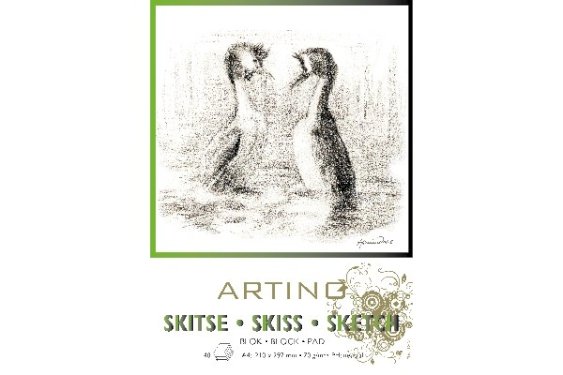 Artino Skitseblok A4 70g 40 sider