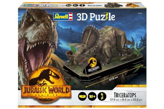 REVELL 3D puzzle, Jurassic World Dominion, Triceratops