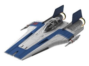 REVELL 1:44 Resistance A-wing Fighter, blue