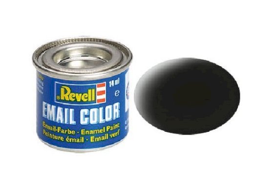REVELL Enamel 14 ml. black, mat