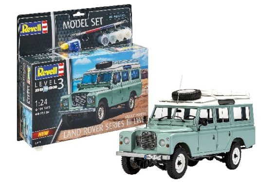 REVELL Model Set Land Rover Series III 1:24