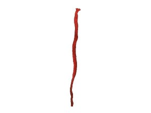 Tubestrik 10m 1cm rød