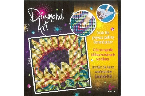 Diamond Art 20x20cm Sunflower
