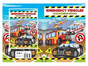 Malebog A4 Emergency Vehicles 16 sider
