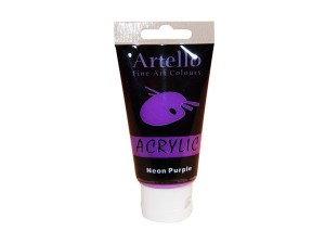 Artello acrylic 75ml Neon Purple