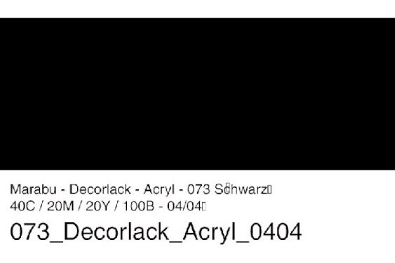 Marabu Decorlack 50ml 073 sort