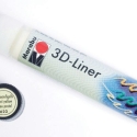 Marabu 3D liner pastel gul 25ml