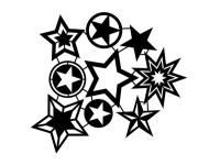 Marabu Stencil Star Collection 30 x 30cm