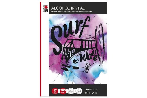 Marabu Alcohol Ink Pad A4 280g. 12 sheets 