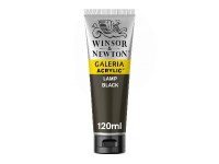 Winsor Newton Galeria Acrylic 120Ml Lamp Black 337