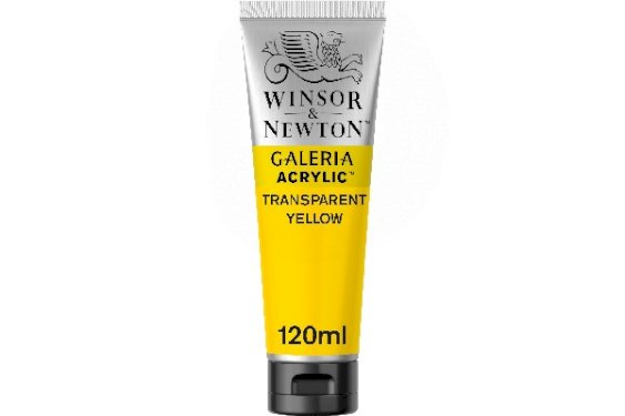 Winsor Newton Galeria Acrylic 120Ml Transparent Yellow 653