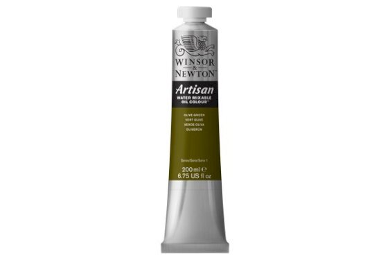 Winsor Newton Artisan water mix oil 200ml olive green 447