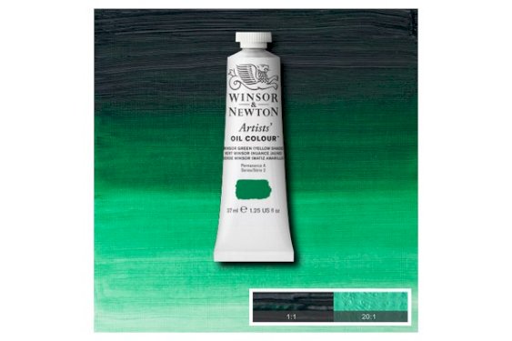 Winsor Newton Artists oil colour 37ml winsor green 721